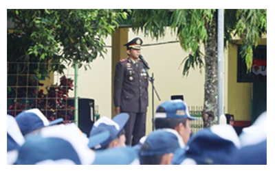 Wakil Direktur Binmas Polda Bengkulu Jadi Pembina Upacara Hari Pahlawan di SMPN 21 Kota Bengkulu
