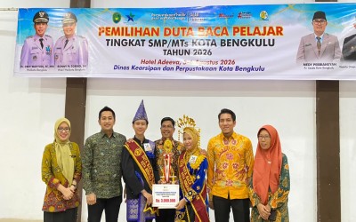SMP Negeri 21 Kota Bengkulu Borong Juara I Pemilihan Duta Baca Pelajar Tingkat SMP/MTs Kota Bengkulu Tahun 2026